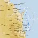 Live Gympie Weather Radar - 256km - Rain Rate