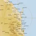 Live Gympie Weather Radar - 256km - Rain Rate