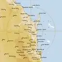 Live Gympie Weather Radar - 256km - Rain Rate