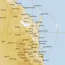 Live Gympie Weather Radar - 256km - Rain Rate