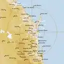 Live Gympie Weather Radar - 256km - Rain Rate