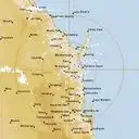 Live Gympie Weather Radar - 256km - Rain Rate