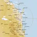 Live Gympie Weather Radar - 256km - Rain Rate