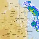 Live Gympie Weather Radar - 128km - Rain Rate