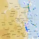 Live Gympie Weather Radar - 128km - Rain Rate