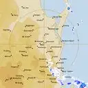 Live Gympie Weather Radar - 128km - Rain Rate