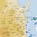 Live Gympie Weather Radar - 128km - Rain Rate