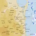 Live Gympie Weather Radar - 128km - Rain Rate
