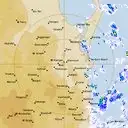 Live Gympie Weather Radar - 128km - Rain Rate