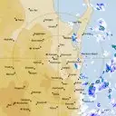 Live Gympie Weather Radar - 128km - Rain Rate