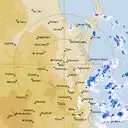 Live Gympie Weather Radar - 128km - Rain Rate