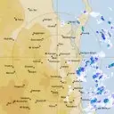 Live Gympie Weather Radar - 128km - Rain Rate