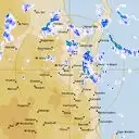 Live Gympie Weather Radar - 128km - Rain Rate