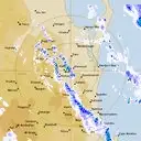 Live Gympie Weather Radar - 128km - Rain Rate