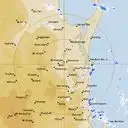 Live Gympie Weather Radar - 128km - Rain Rate