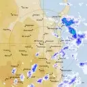Live Gympie Weather Radar - 128km - Rain Rate