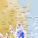Live Gympie Weather Radar - 128km - Rain Rate