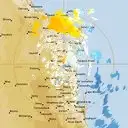 Live Gympie Weather Radar - 128km - Doppler Wind