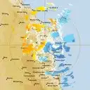Live Gympie Weather Radar - 128km - Doppler Wind