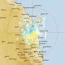 Live Gympie Weather Radar - 128km - Doppler Wind