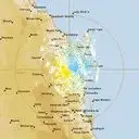 Live Gympie Weather Radar - 128km - Doppler Wind