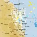 Live Gympie Weather Radar - 128km - Doppler Wind
