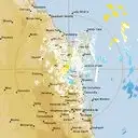 Live Gympie Weather Radar - 128km - Doppler Wind