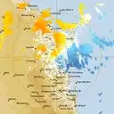 Live Gympie Weather Radar - 128km - Doppler Wind