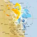 Live Gympie Weather Radar - 128km - Doppler Wind