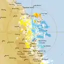 Live Gympie Weather Radar - 128km - Doppler Wind