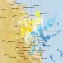 Live Gympie Weather Radar - 128km - Doppler Wind