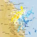 Live Gympie Weather Radar - 128km - Doppler Wind