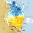 Live Gympie Weather Radar - 128km - Doppler Wind
