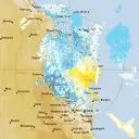 Live Gympie Weather Radar - 128km - Doppler Wind
