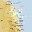 Live Gympie Weather Radar - 128km - Doppler Wind