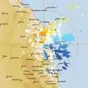 Live Gympie Weather Radar - 128km - Doppler Wind