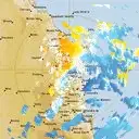 Live Gympie Weather Radar - 128km - Doppler Wind