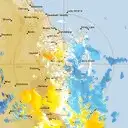 Live Gympie Weather Radar - 128km - Doppler Wind