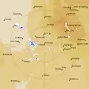 Live Richmond Weather Radar - 256km - Rain Rate