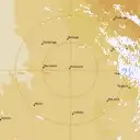 Live Richmond Weather Radar - 128km - Rain Rate
