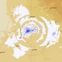 Live Richmond Weather Radar - 128km - Rain Rate