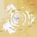 Live Richmond Weather Radar - 128km - Rain Rate