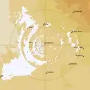 Live Richmond Weather Radar - 128km - Rain Rate