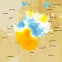 Live Richmond Weather Radar - 128km - Doppler Wind