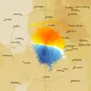 Live Richmond Weather Radar - 128km - Doppler Wind
