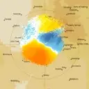 Live Richmond Weather Radar - 128km - Doppler Wind
