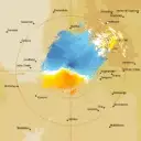 Live Richmond Weather Radar - 128km - Doppler Wind