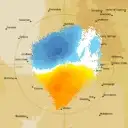Live Richmond Weather Radar - 128km - Doppler Wind