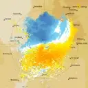 Live Richmond Weather Radar - 128km - Doppler Wind