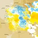 Live Richmond Weather Radar - 128km - Doppler Wind